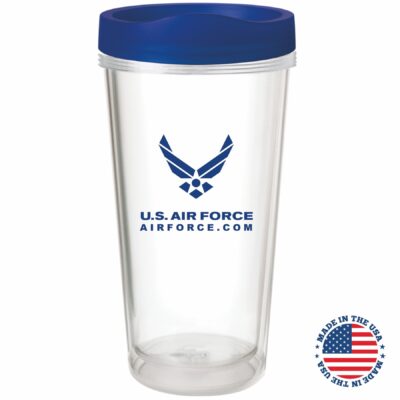 16 Oz. ThermalClear Tumbler - Made in the USA-1