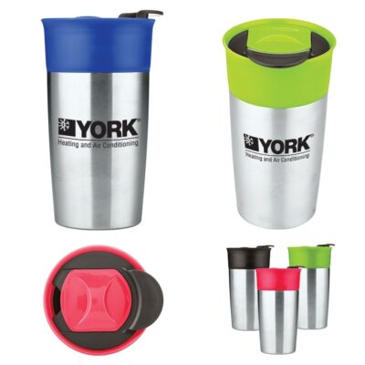 18 Oz. Two-Tone Double-Wall Insulated Tumbler-1