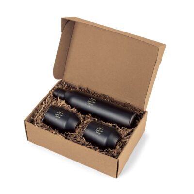 MiiR® Wine Bottle & Tumbler Gift Set - Black Powder