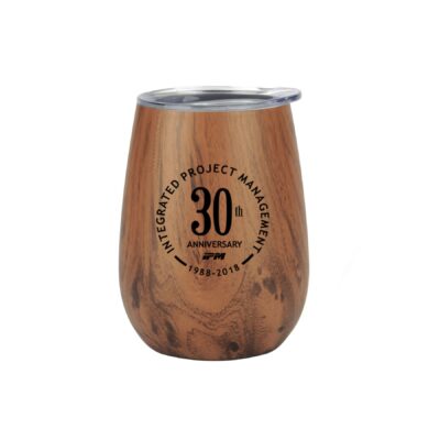 Stainless Steel Lined Vacuum Wood Wine Tumbler Cup