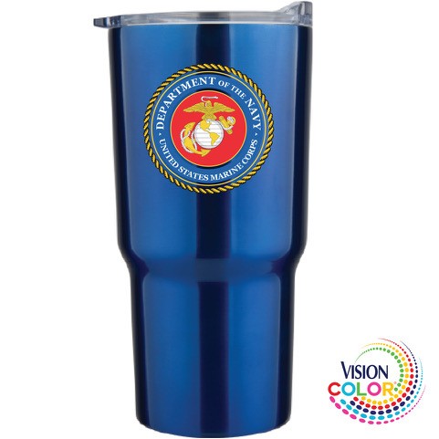 20 Oz. VisionPro Step Stainless Steel Tumbler (Nautical) Full Color Imprint-2