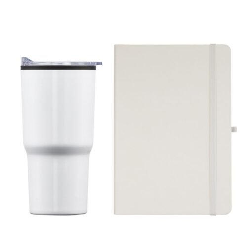 Eccolo® Cool Journall/Bexley Tumbler Gift Set - White-2