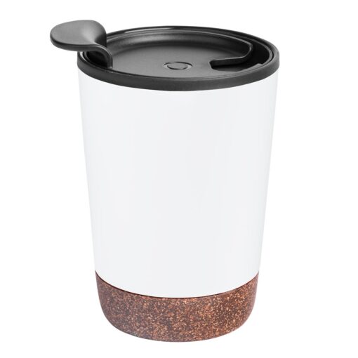 10 Oz. Stainless Steel Zoe Tumbler With Cork Base-3