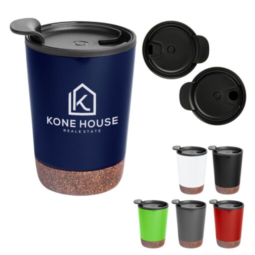 10 Oz. Stainless Steel Zoe Tumbler With Cork Base-7