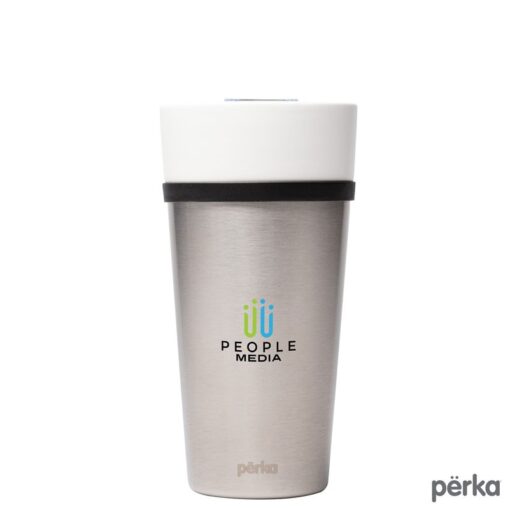 Perka Linden 14 oz. Double Wall Ceramic Tumbler w/ Stainless Steel Outer-3