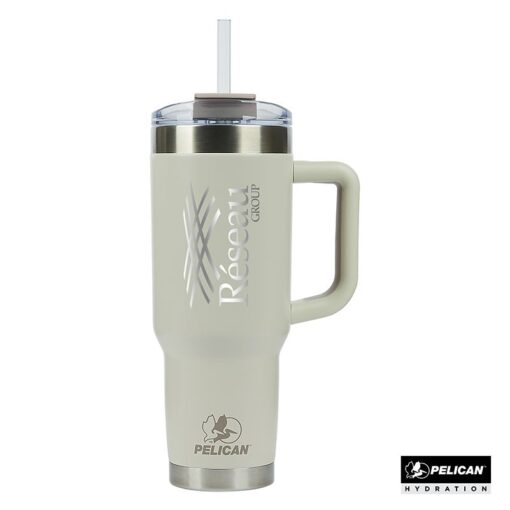 Pelican Porter 40 oz. Recycled Double Wall Stainless Steel Travel Tumbler-8