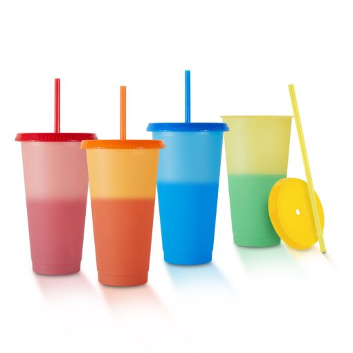 24 Oz. Color Changing Tumbler w/Lid And Straw-5