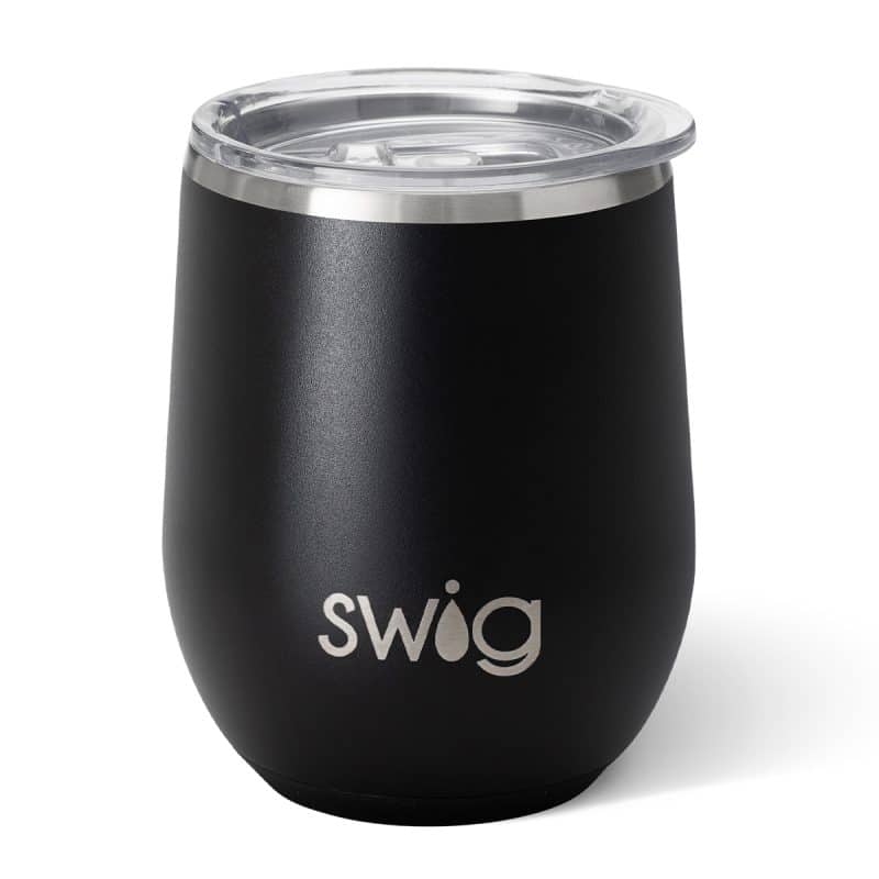 Custom 12 Oz. Swig Life™ Stainless Steel Stemless Wine Tumbler - 8