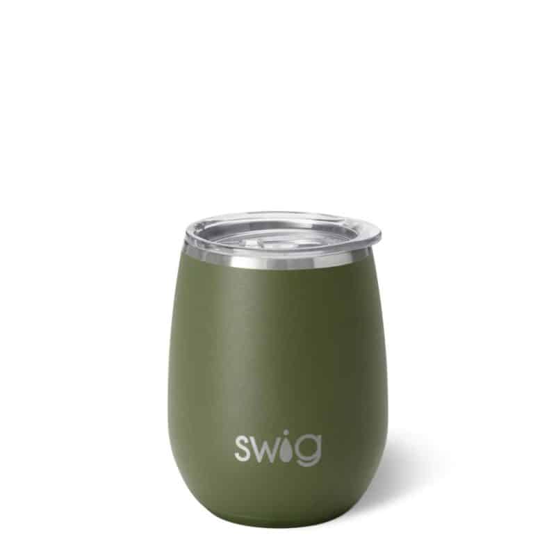 Custom 14 oz SWIG® Stainless Steel Insulated Stemless Tumbler - 8