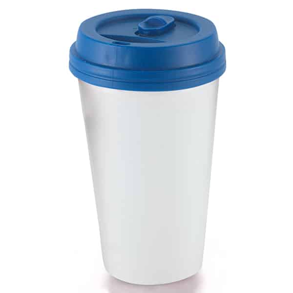 Custom 16 Oz. Biodegradable Tumbler- Gift Boxed w/8 Oz. Hot Chocolate Mix - 1