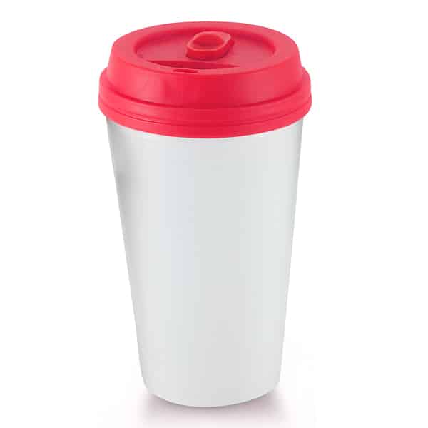 Custom 16 Oz. Biodegradable Tumbler- Gift Boxed w/8 Oz. Hot Chocolate Mix - 5