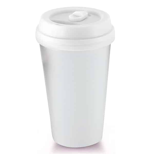 Custom 16 Oz. Biodegradable Tumbler- Gift Boxed w/8 Oz. Hot Chocolate Mix - 6