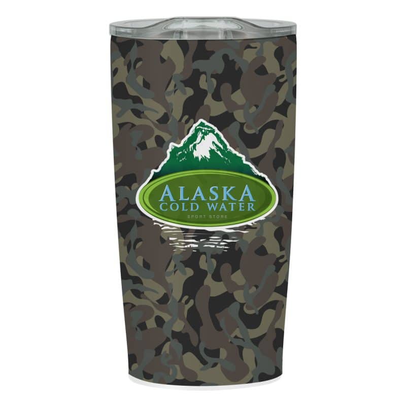 Custom 20 Oz. Full Color Marshland Camo Himalayan Tumbler - 2