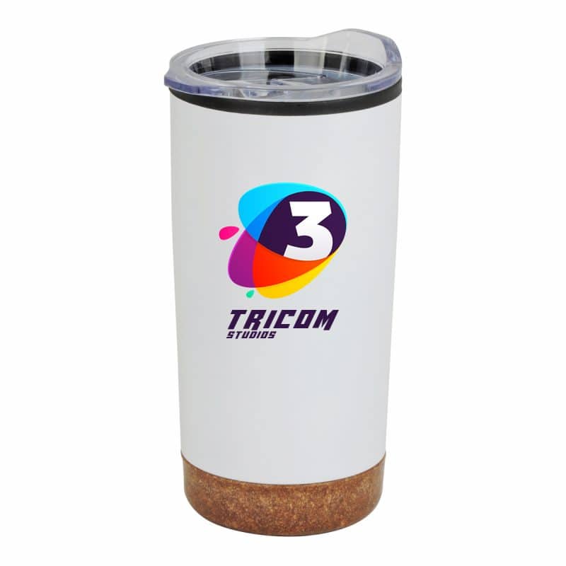 Custom 20 Oz. Stainless Steel PP Cork Base Tumbler - 2
