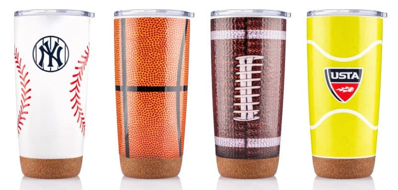 Custom 20 oz Azure Sports Tumbler - 1