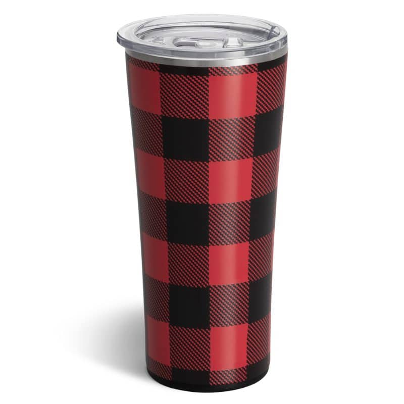 Custom 22 Oz. Swig Life™ Buffalo Plaid Stainless Steel Tumbler - 1