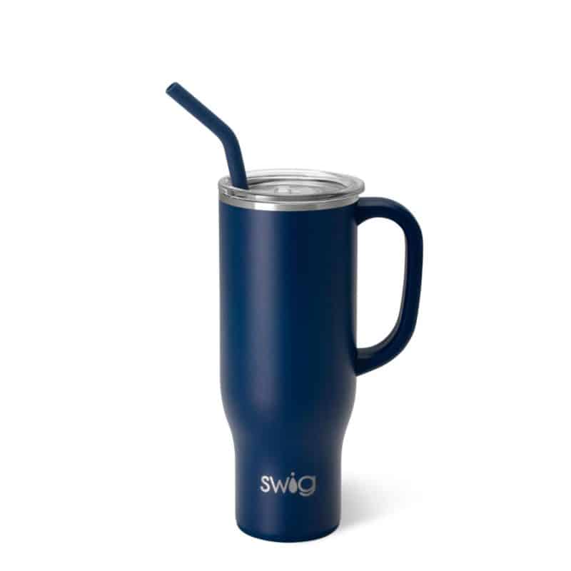 Custom 30 oz SWIG® Stainless Steel Insulated Mega Tumbler Mug - 9