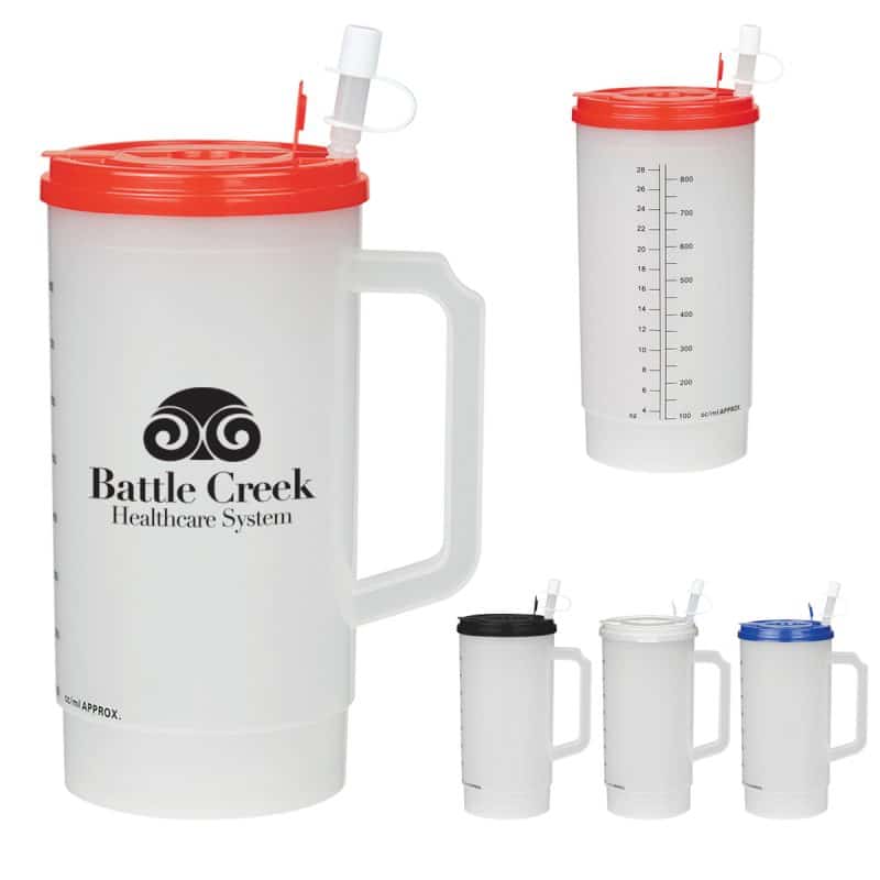 Custom 32 Oz. Medical Tumbler With Measurements