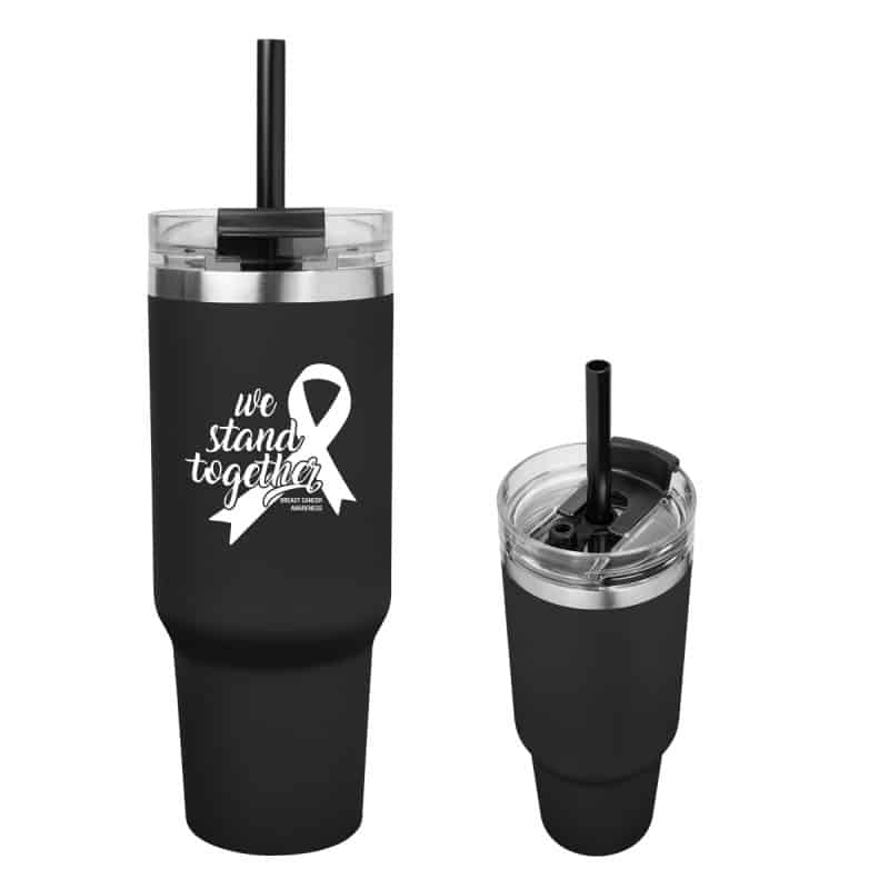 Custom 40 Oz. Naomi Intrepid Stainless Steel Tumbler - 3