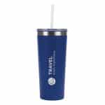 Custom Bremen 24 oz. Steel/50% Recycled PP Liner Travel Tumbler - 4