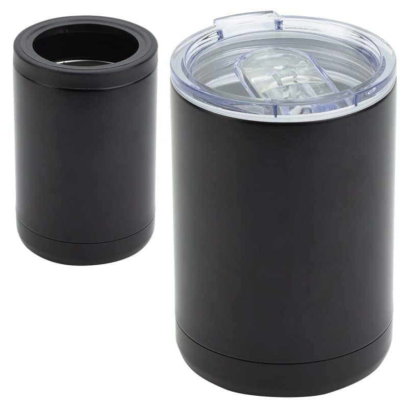 Custom Coventry 12 oz Vacuum Insulated Stainless Steel Tumbler + Can Cooler - 3