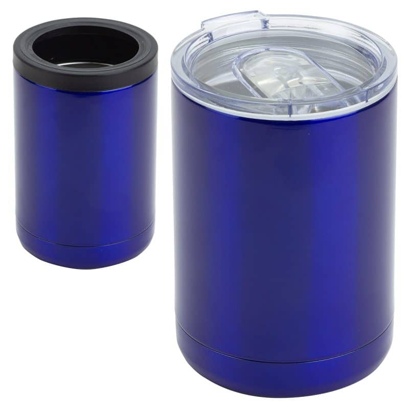 Custom Coventry 12 oz Vacuum Insulated Stainless Steel Tumbler + Can Cooler - 5
