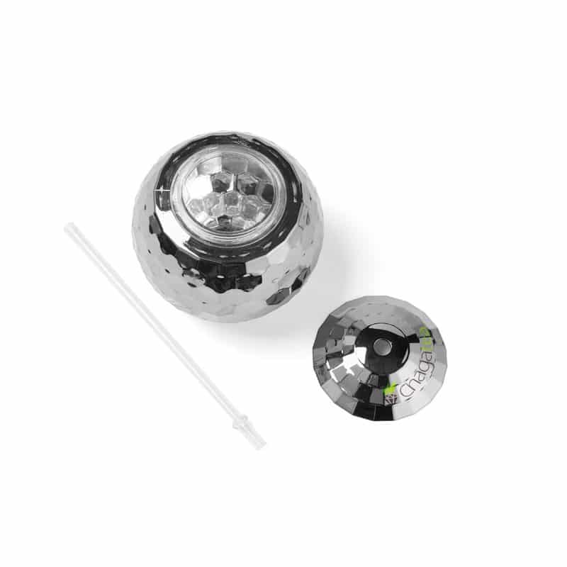 Custom Disco Ball Tumbler w/Straw - 1