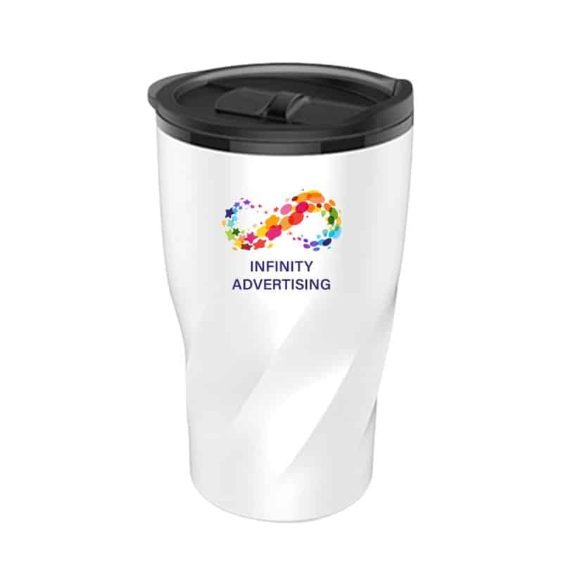 Custom JORNIKOLOR 14 Oz. Stainless Steel Twisting Tumbler w/Lid - 2