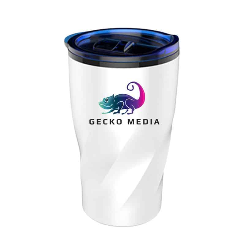 Custom JORNIKOLOR 14 Oz. Stainless Steel Twisting Tumbler w/Lid - 9