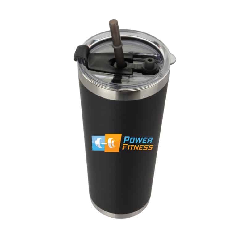 Custom JORNIKOLOR 20 Oz. Stainless Steel Tumbler w/Straw - 1