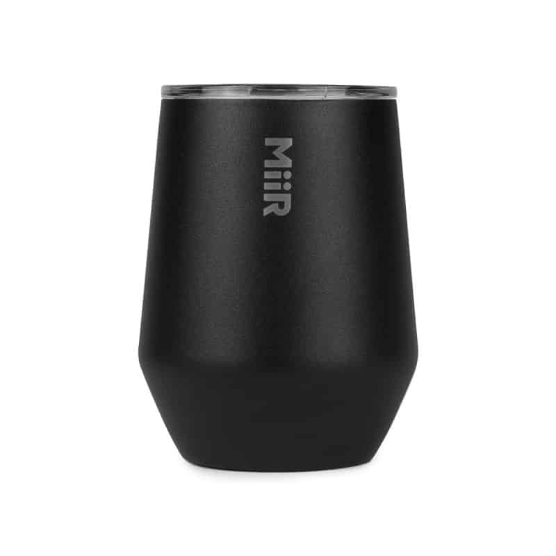 Custom MiiR® Wine Tumbler Gift Set - Black Powder - 3