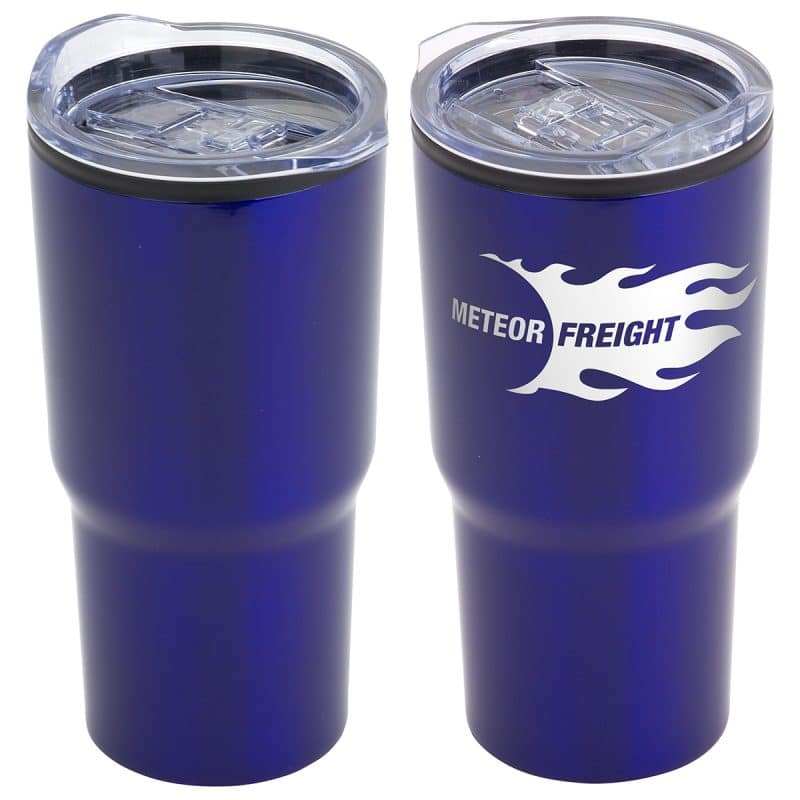 Custom Odyssey 20 oz Stainless Steel/Polypropylene Travel Tumbler - 4