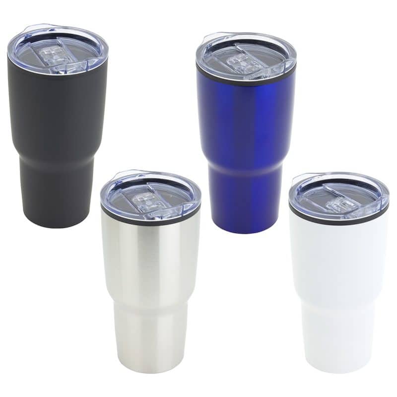 Custom Odyssey 30 oz Stainless Steel/Polypropylene Travel Tumbler - 1