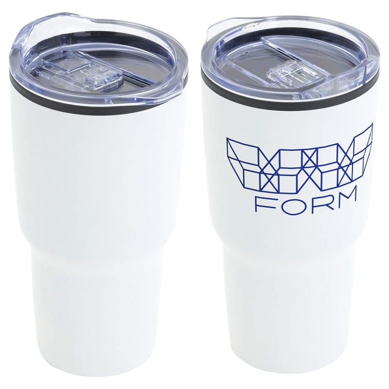 Custom Odyssey 30 oz Stainless Steel/Polypropylene Travel Tumbler - 8