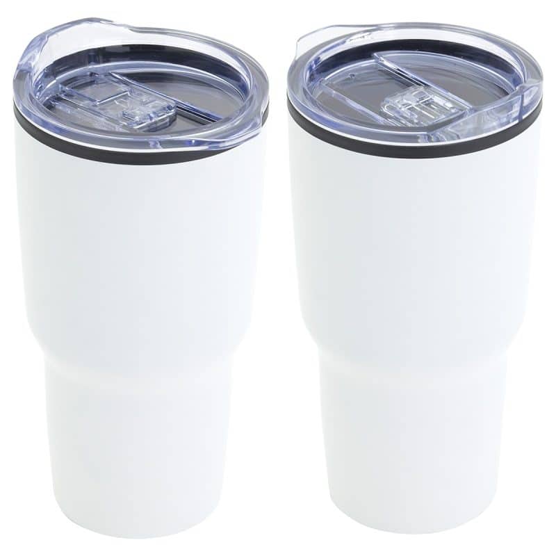 Custom Odyssey 30 oz Stainless Steel/Polypropylene Travel Tumbler - 9