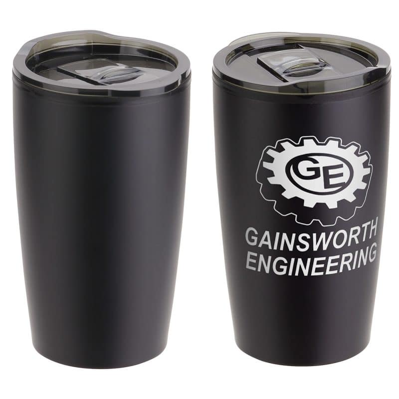 Custom Optima 14 oz Stainless Steel/Polypropylene Tumbler - 2