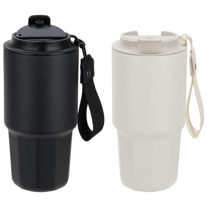Custom SENSO® Dash 21 oz Vacuum Insulated Stainless Steel Tumbler with Hand Strap - 1