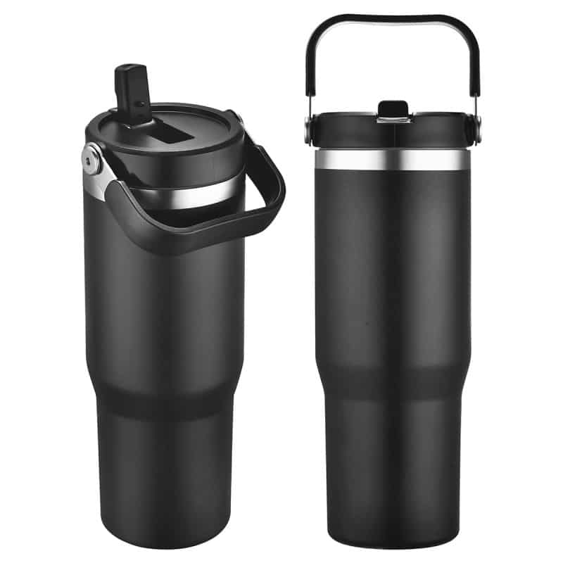 Custom Tollara 30 oz Vacuum Insulated Tumbler with Flip Top Spout - 3
