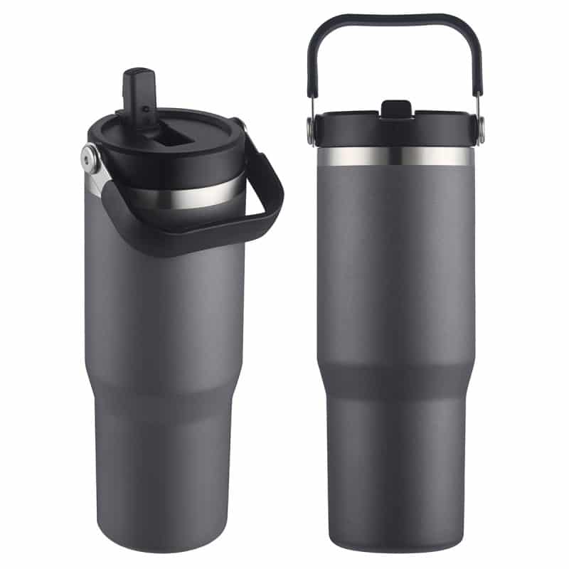 Custom Tollara 30 oz Vacuum Insulated Tumbler with Flip Top Spout - 5