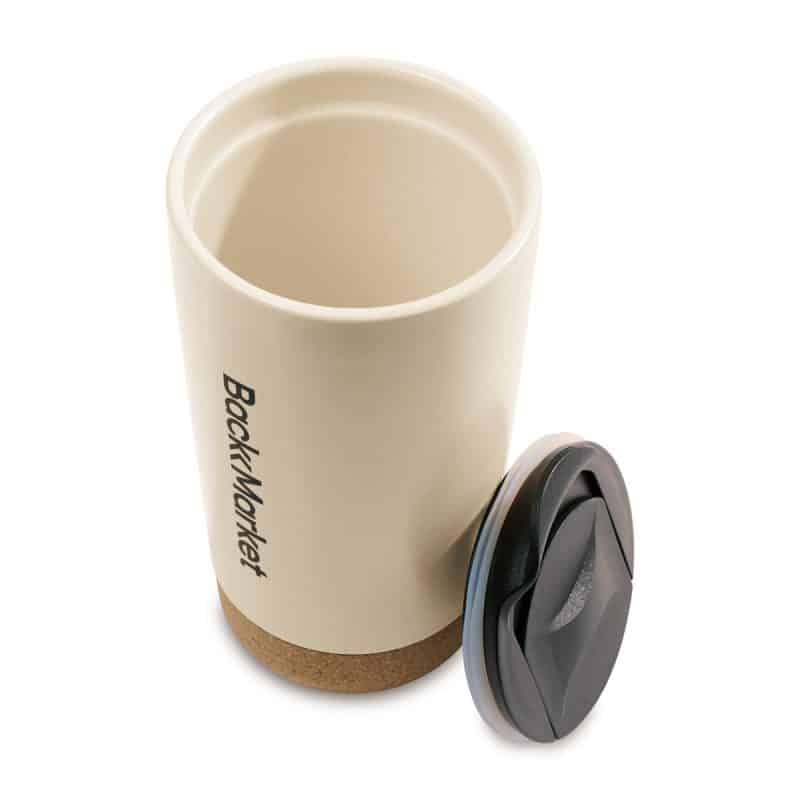 Custom Valo Ceramic Tumbler - 16 Oz. - Bone - 2
