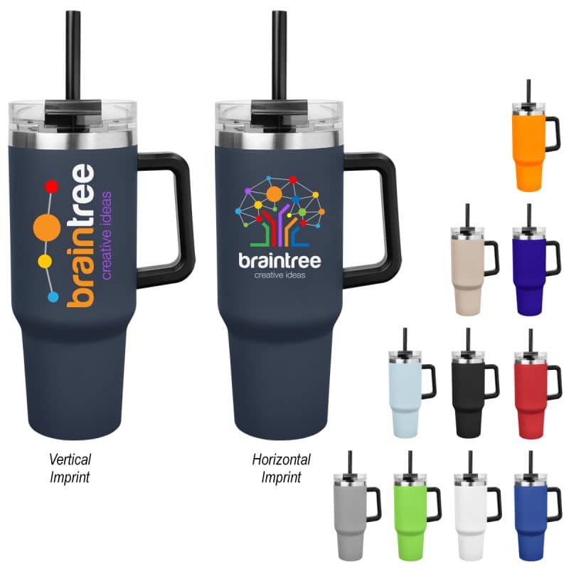 Custom 40 Oz. Full Color Intrepid Stainless Steel Tumbler - 1