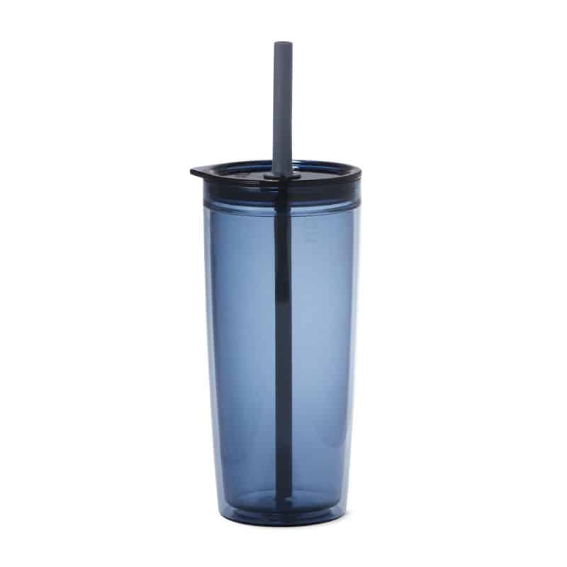 Custom MiiR® Everywhere Straw Tumbler - 16 Oz. - Tidal Blue - 1