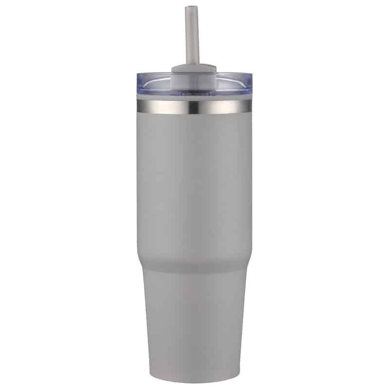 Custom Monza 30 oz Stainless Steel/Polypropylene Tumbler - 5