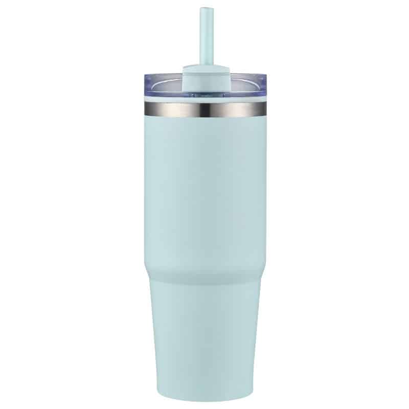 Custom Monza 30 oz Stainless Steel/Polypropylene Tumbler - 7