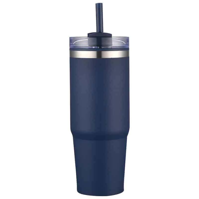 Custom Monza 30 oz Stainless Steel/Polypropylene Tumbler - 9