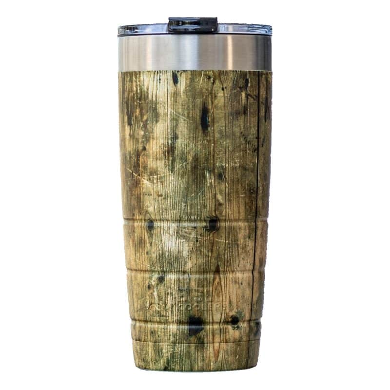 Custom 22oz Leakproof Bison Tumbler - Stainless Steel - Woodgrain - Custom - 2