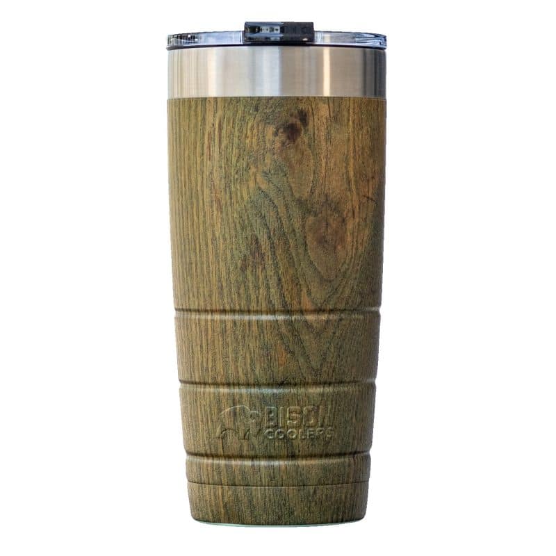 Custom 22oz Leakproof Bison Tumbler - Stainless Steel - Woodgrain - Custom - 3
