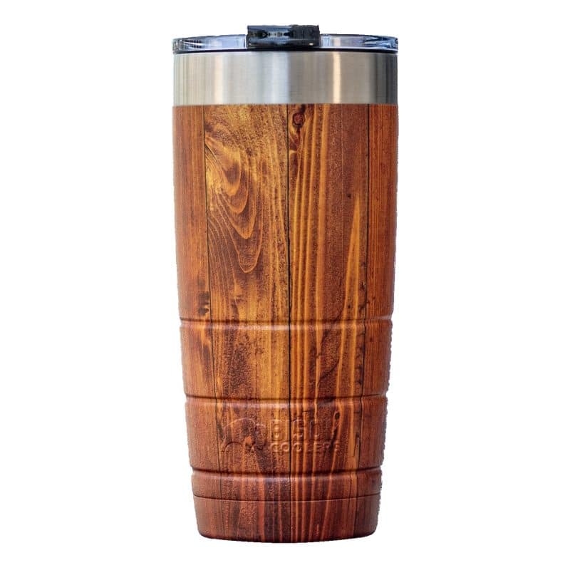 Custom 22oz Leakproof Bison Tumbler - Stainless Steel - Woodgrain - Custom - 4