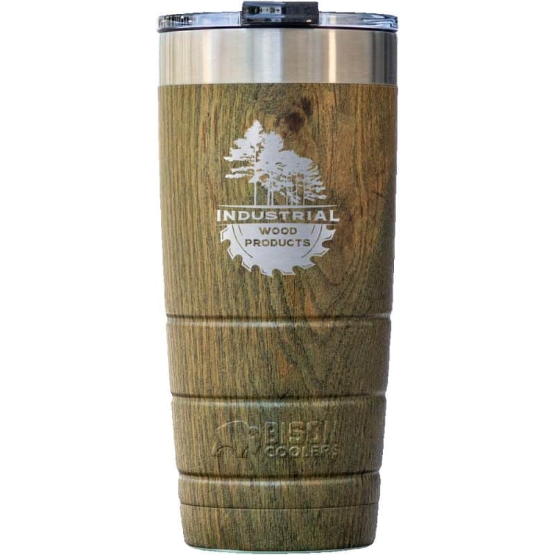 Custom 22oz Leakproof Bison Tumbler - Stainless Steel - Woodgrain - Custom - 6