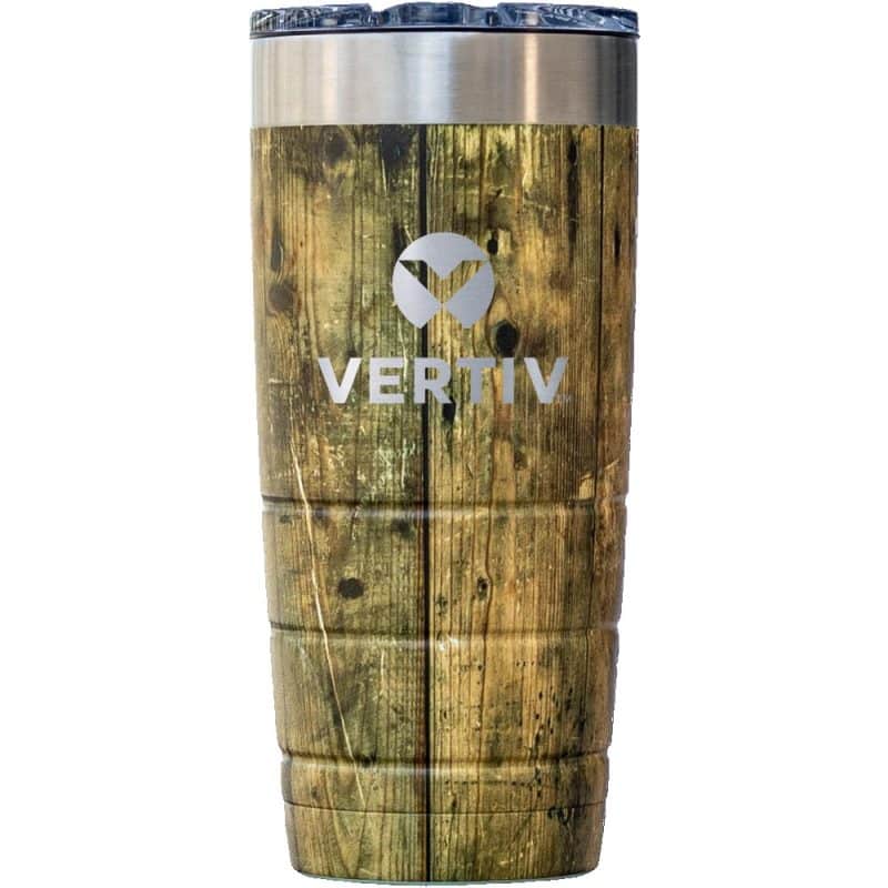 Custom 22oz Leakproof Bison Tumbler - Stainless Steel - Woodgrain - Custom - 7